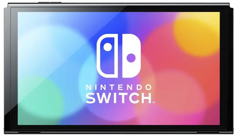 NINTENDO Switch Console (OLED Model) Neon Red and Blue