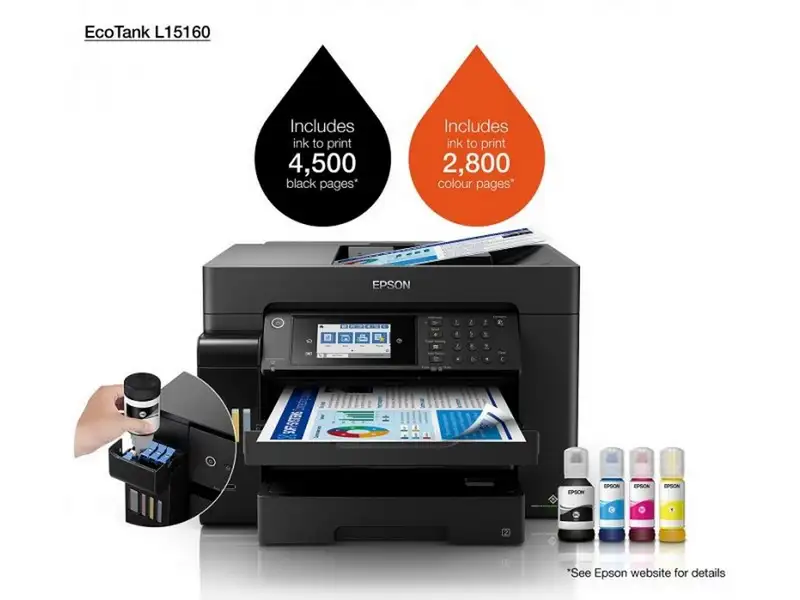 EPSON L15160 A3+ EcoTank ITS (4 boje) MFP inkjet
