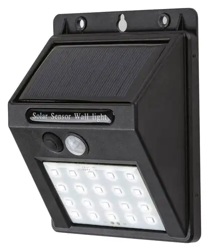RABALUX Ostrava, spoljna solarna,LED 1,3W,crno sa senzorom