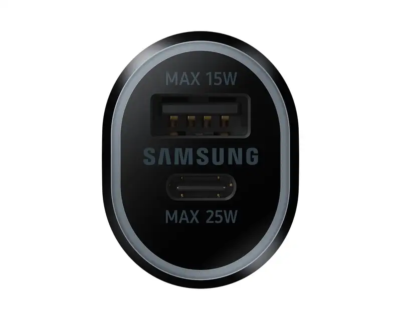 SAMSUNG 25W+15W Car Charger Duo Black EP-L4020-NBE