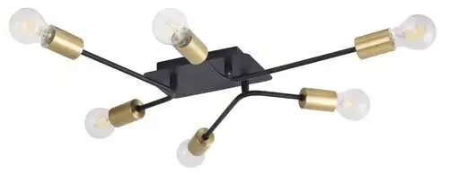 RABALUX Lanny plafonjera LED ,E27,6x15W