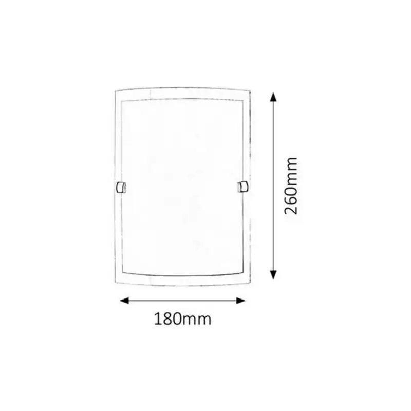 RABALUX Nedda zidna lampa 260*180 E27 60W belo