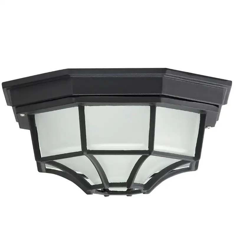 RABALUX Milano spoljna plafonjera E27 100W crno IP44
