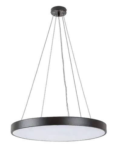 RABALUX Tesia plafonjera crna 36W 2160lm, 3000K, D40cm IP20