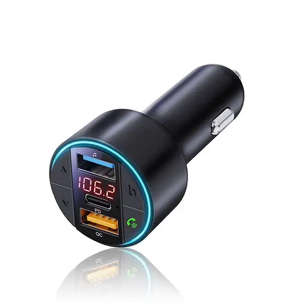 Xwave BT 40 FM transmiter za auto, BT, LED, USB, 3D Surround, USB-ž TypeC PD30W+QC3.0 brzo punjenje