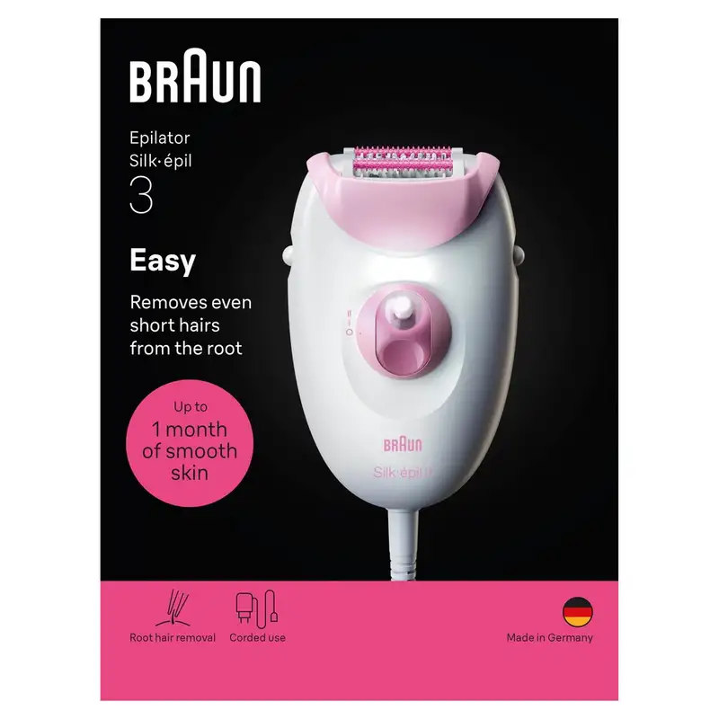 BRAUN SE3-000 PNK BOX MN