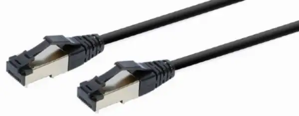 GEMBIRD S/FTP Cat.8 LSZH patch cord, black 5m PP8-LSZHCU-BK-5M