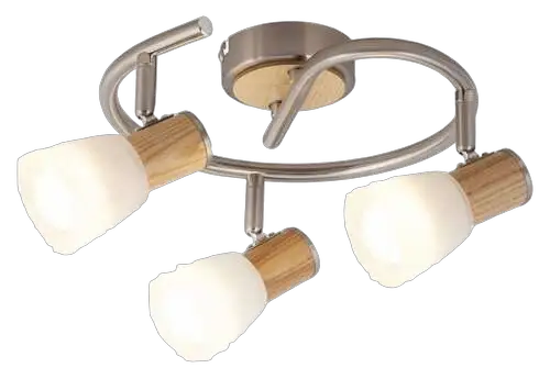 RABALUX Gavin spot E14 3x40W s.hrom, beech