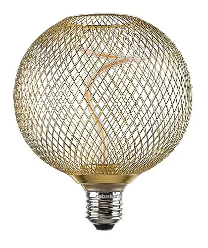 RABALUX Filament LED sijalica E27 G125, 5W, 270lm, 1800K