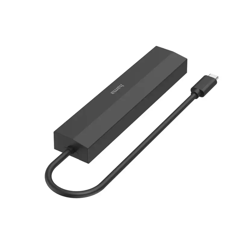 HAMA USB-C Hub, 6 Portova, 3xUSB-A, USB-C, HDMI, LAN