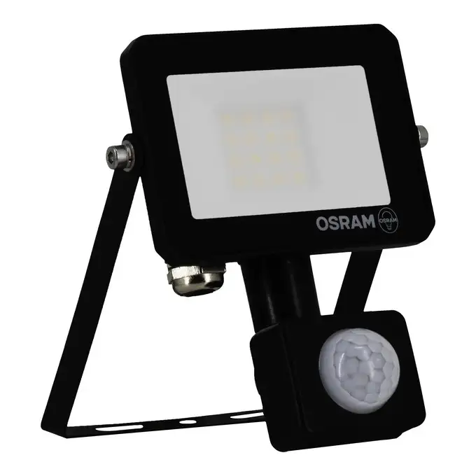 OSRAM  FL reflektor LUX senzor 10W 3000K IP65 crni