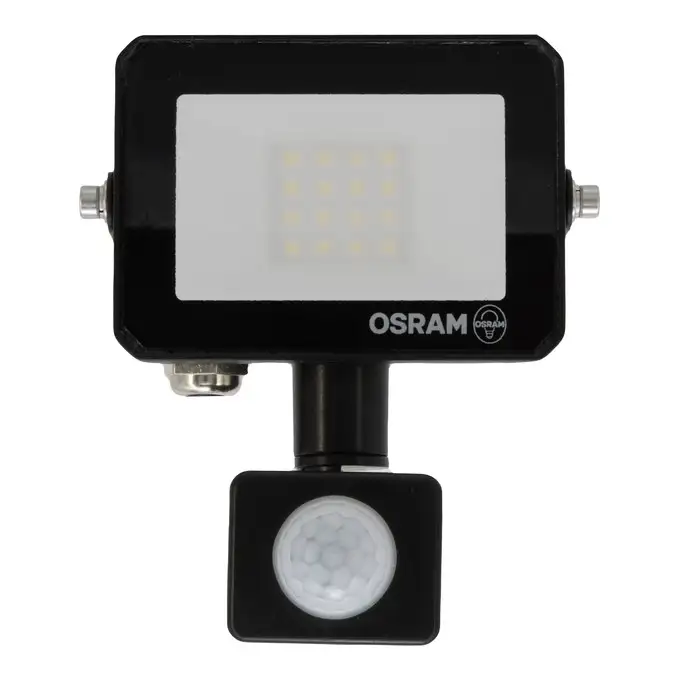 OSRAM  FL reflektor LUX senzor 10W 3000K IP65 crni