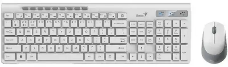 GENIUS SlimStar 8230,White,SER,BT2.4GHz
