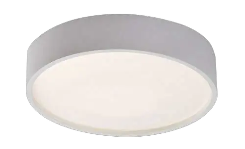 RABALUX Larcia, bela plasticna LED plafonjera , 19W 1000lm-1900lm, 4000K, IP45