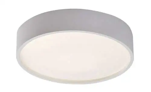 RABALUX Larcia, bela plasticna LED plafonjera , 19W 1000lm-1900lm, 4000K, IP45