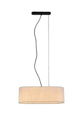 RABALUX Narmin, visilica bež tekstil, 3xE27, 60x22cm