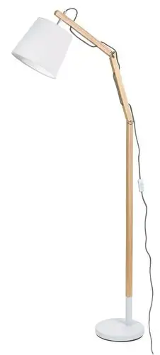 RABALUX Thomas podna lampa E27 60W belo+drvo