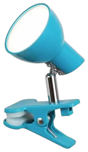 RABALUX Noah, clip lamp, blue,  LED 5W