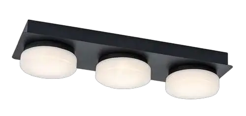 RABALUX Attichus mat crna 18W 1700lm-2350lm, 4000K IP44