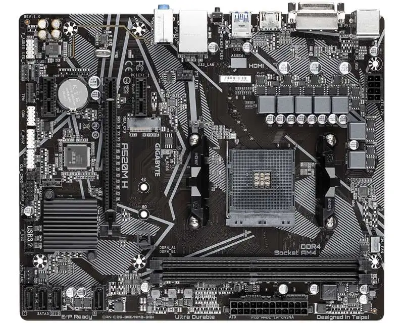GIGABYTE A520M H rev. 1.0