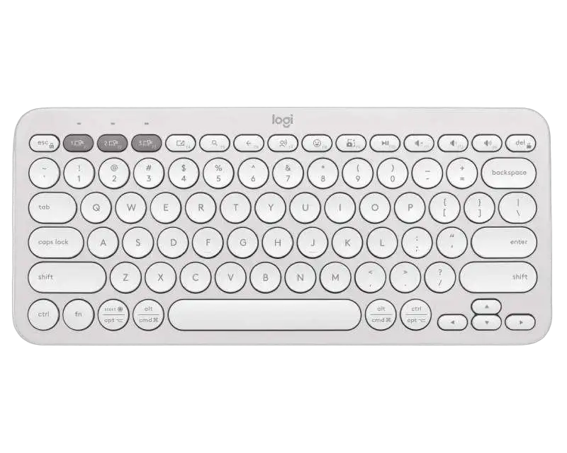 LOGITECH K380s Pebble Keys 2 TONAL US White 920-011852