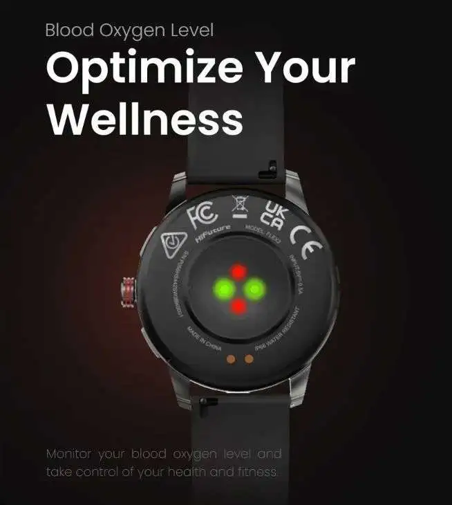 HIFUTURE Smart Watch FLEX2 Black