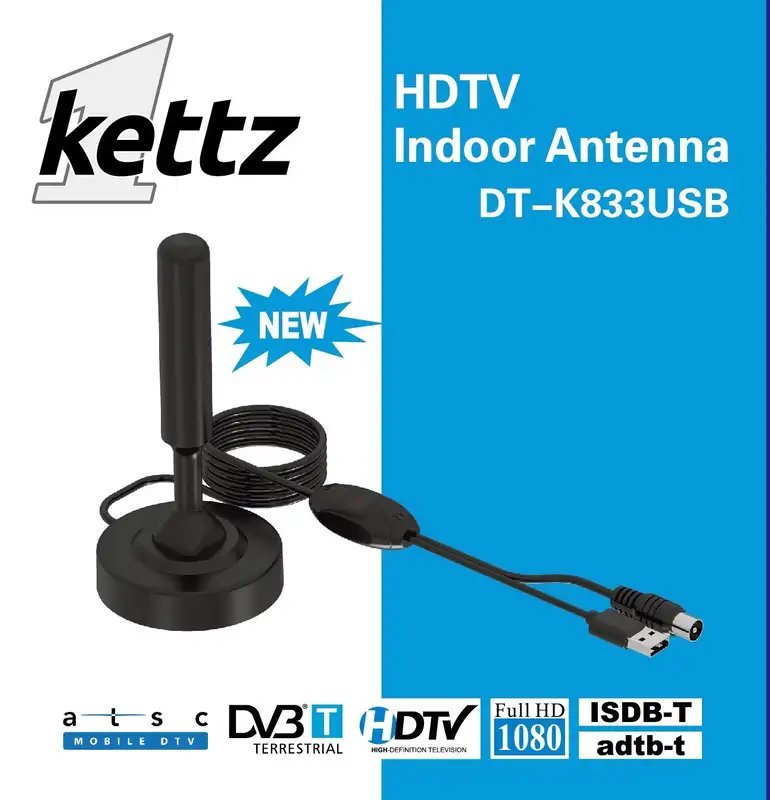 Kettz DT-K833USB Sobna i spoljna TV antena