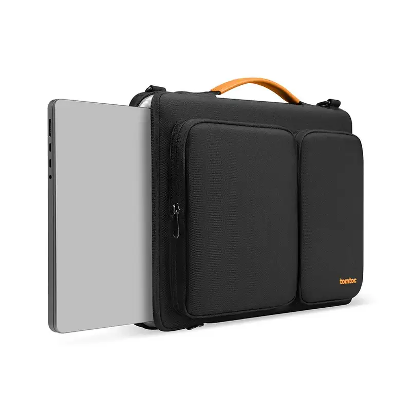 TOMTOC DEFENDER A42 LAPTOP BRIEFCASE BLACK 16" A42F3D1