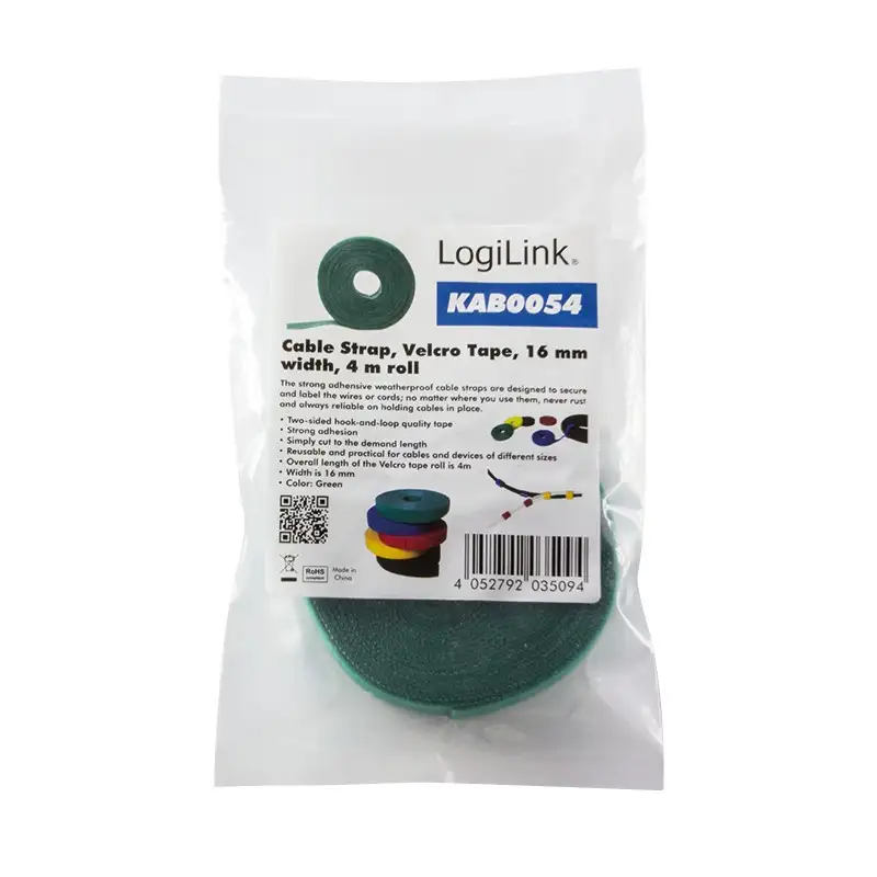 LOGILINK cicak traka 4m, 16mm, zelena