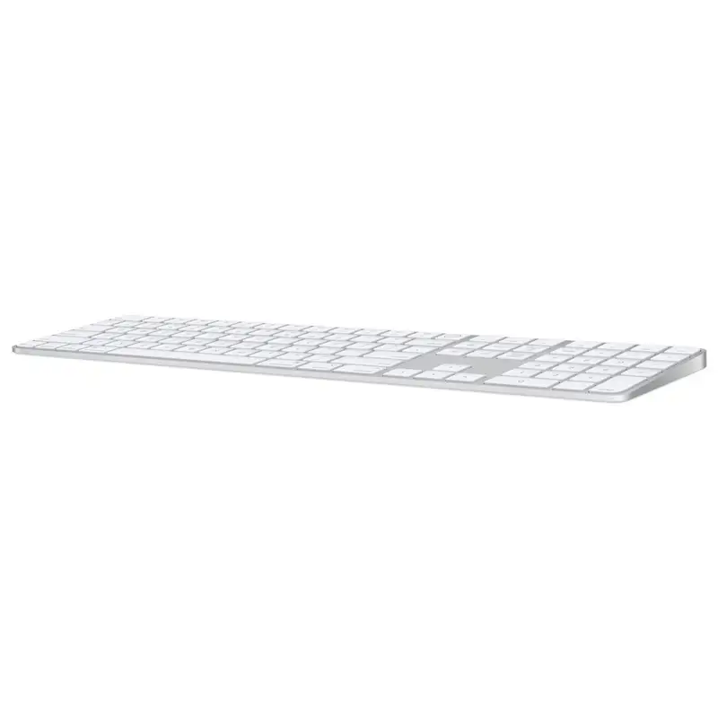 APPLE Magic Keyboard 2024 w Touch ID and NUM Keypad - INT English - White Keys mxk73z/a