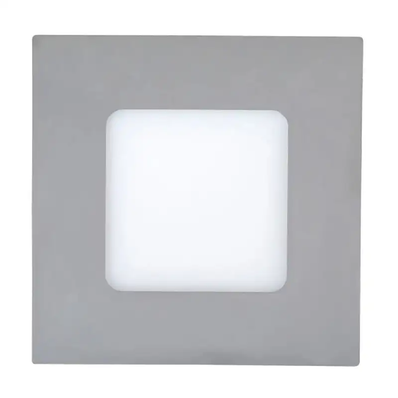 RABALUX Lois, ugradni LED panel za kupatilo IP44, hrom, 3W, 4000K, 9x9cm