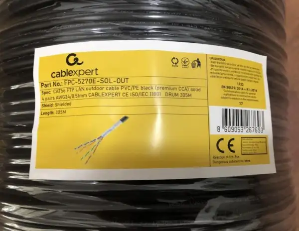 GEMBIRD FPC-5270E-SOL-OUT CAT5e Outdoor 305m