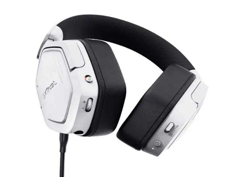 TRUST GXT493W CARUS bezicne gaming slušalice bele