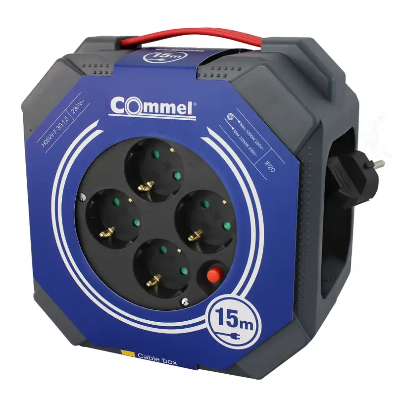 COMMEL H05VV-F 3G1,5 Kabal box 15m