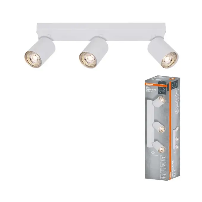 OSRAM  LED Spot lampa Elemental 3XGU10,bela