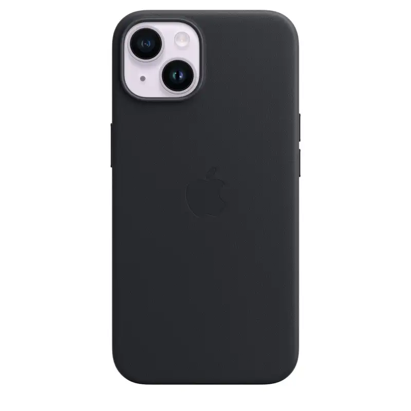APPLE iPhone 14 Leather Case with MagSafe - Midnight mpp43zm/a