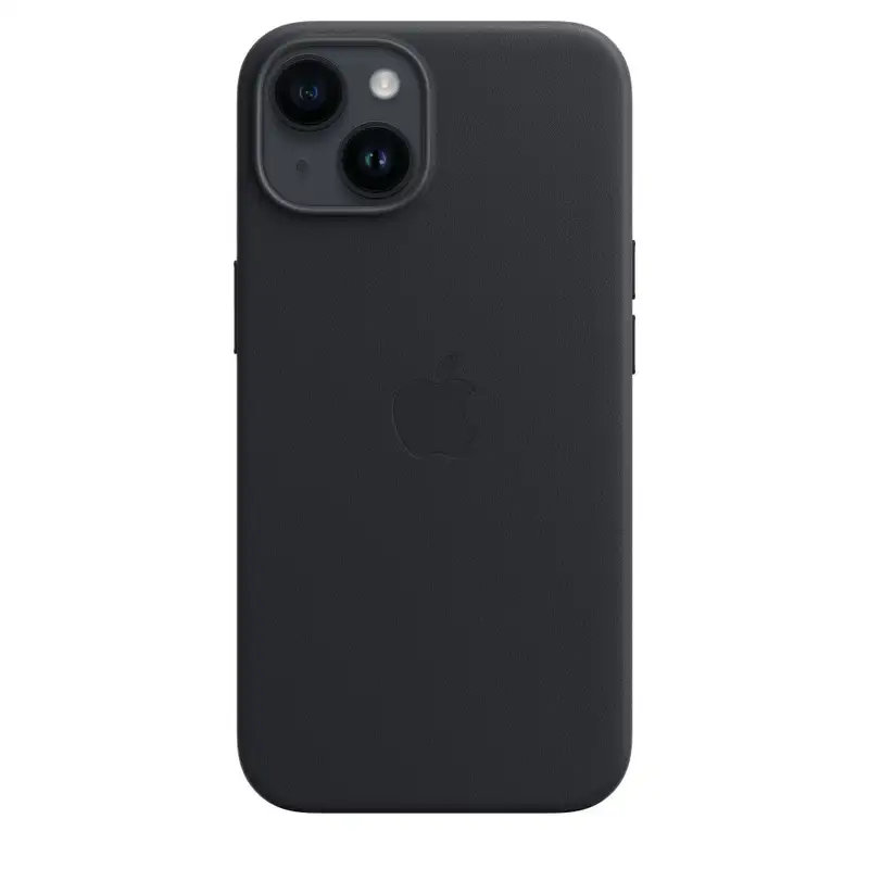 APPLE iPhone 14 Leather Case with MagSafe - Midnight mpp43zm/a