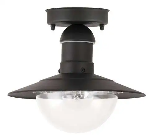 RABALUX Oslo spoljna plafonjera E27 60W crno IP44