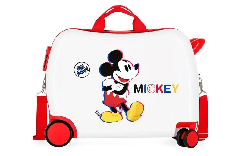 DISNEY MICKEY 100 deciji kofer na tockicima