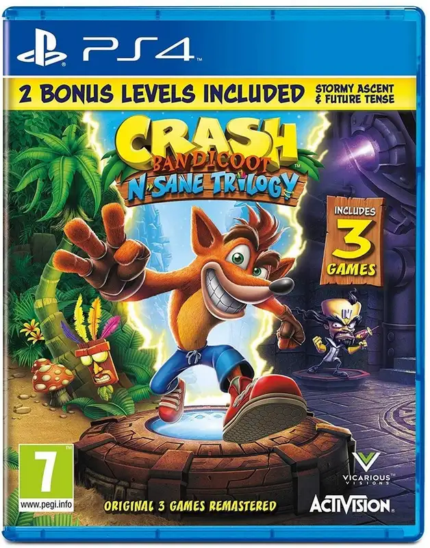 Crash Bandicoot N. Sane Trilogy 2.0 ACTIVISION BLIZZARD PS4