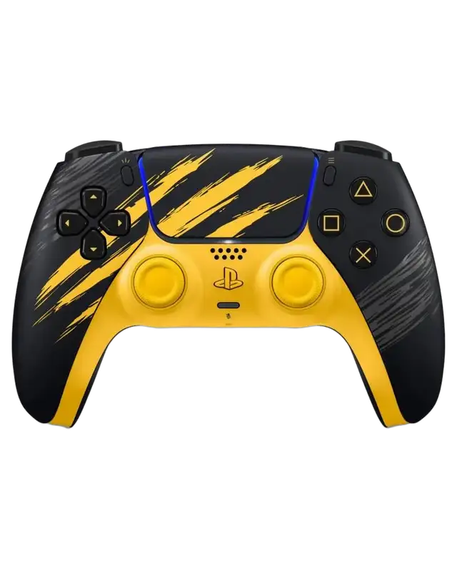 SONY PS5 Dualsense Wireless Controller Marvels Wolverine Battle Yellow SONY PS5 Dualsense Wireless Controller Marvels Wolverine Battle Yellow