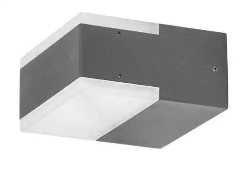 RABALUX Bona zidna lampa LED 2x4,5W IP54,sivo