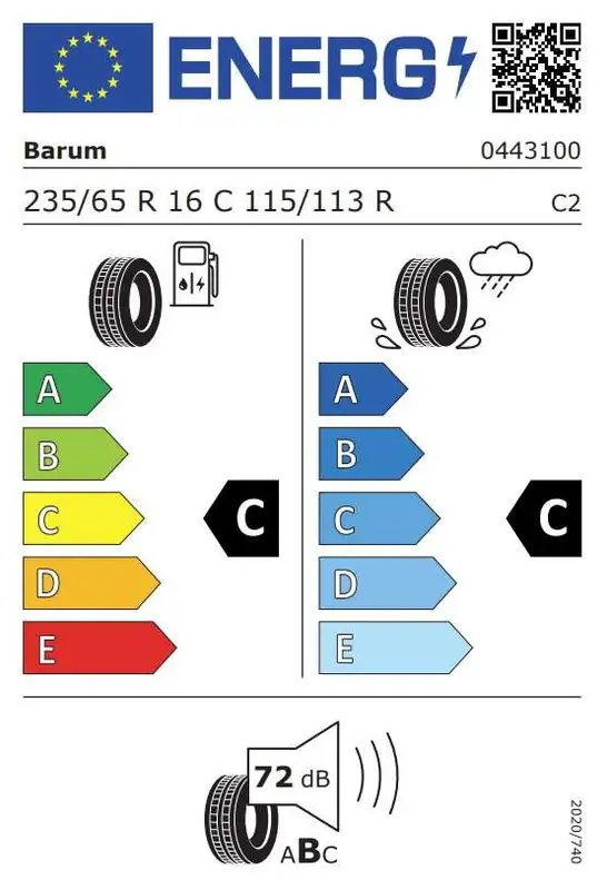 BARUM 235/65R16C 115/113R Vanis 3 let 