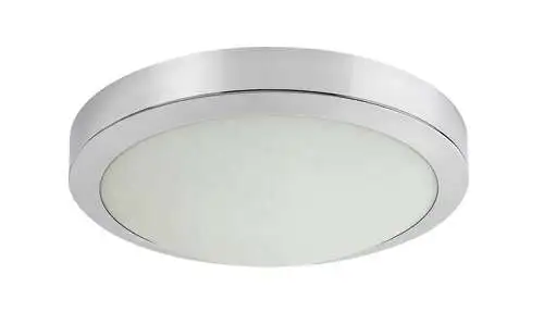 RABALUX Klementina, hromirana metalna plafonjera E27 2x40W IP44