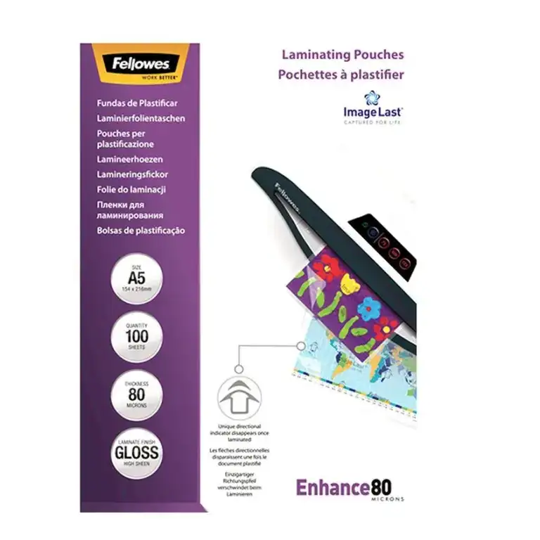 FELLOWES 5306002 - A5 80 mic