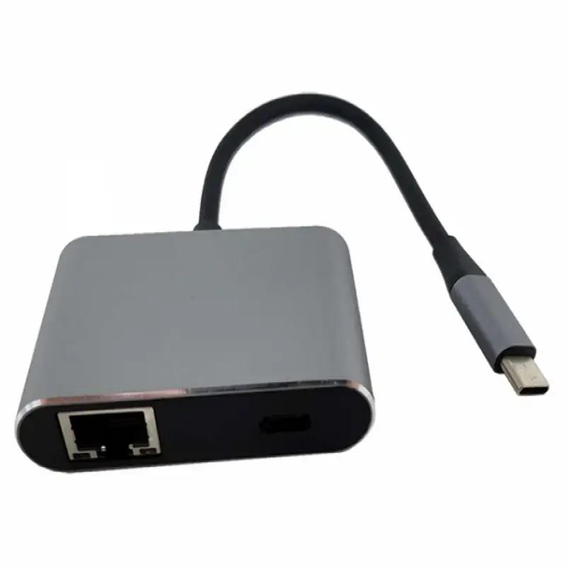 LINKOM Adapter Konvertor Tip C+2xUSB 3.0+TIP C+RJ45