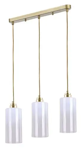 RABALUX Panthea,visilica E27 3x40W,zlato