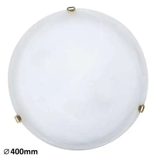 RABALUX Alabastro plafonjeraD40 E27 2x60Wbelo / zlato