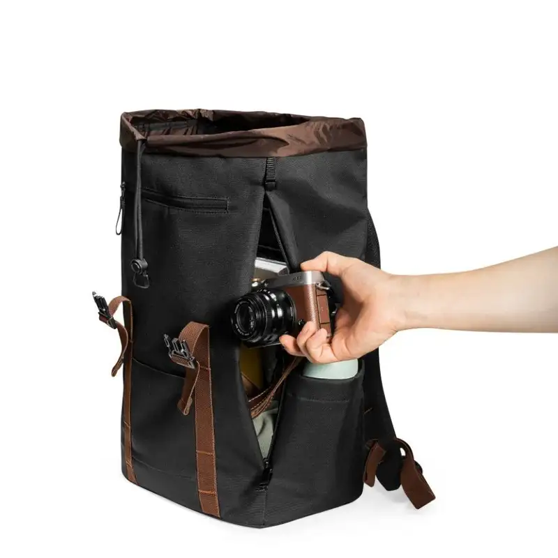 TOMTOC VINTPACK TA1 LAPTOP BACKPACK BLACK 15.6" 22L TA1M1D1
