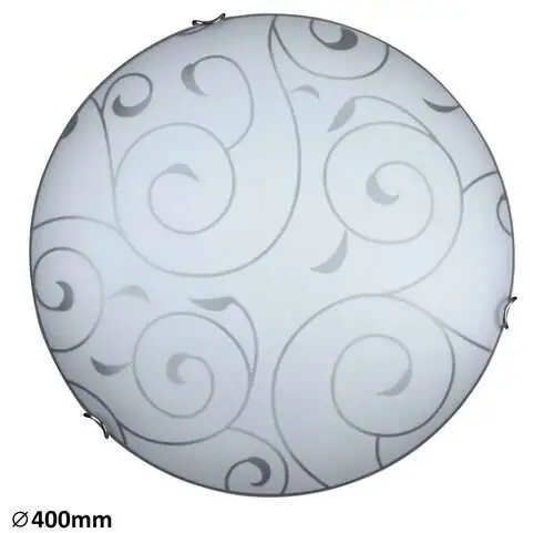 RABALUX Harmony lux plafonjeraD40E27 2x60Whrom/belo